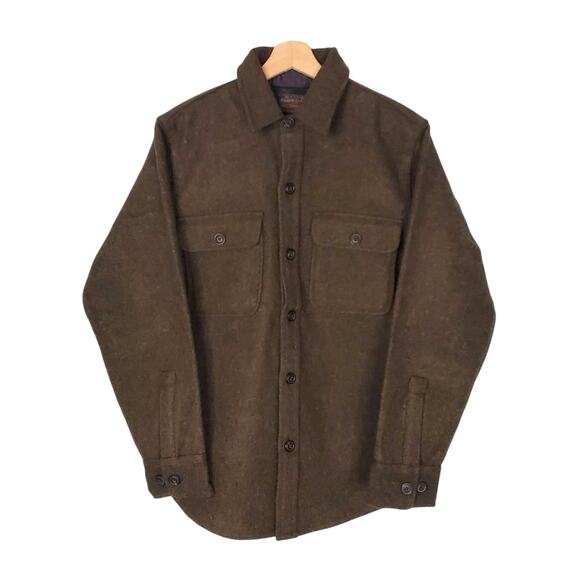 Filson CPO Wool Jac-Shirt 24 oz Military Jacket Forest Green Size XS New - Picture 1 of 13